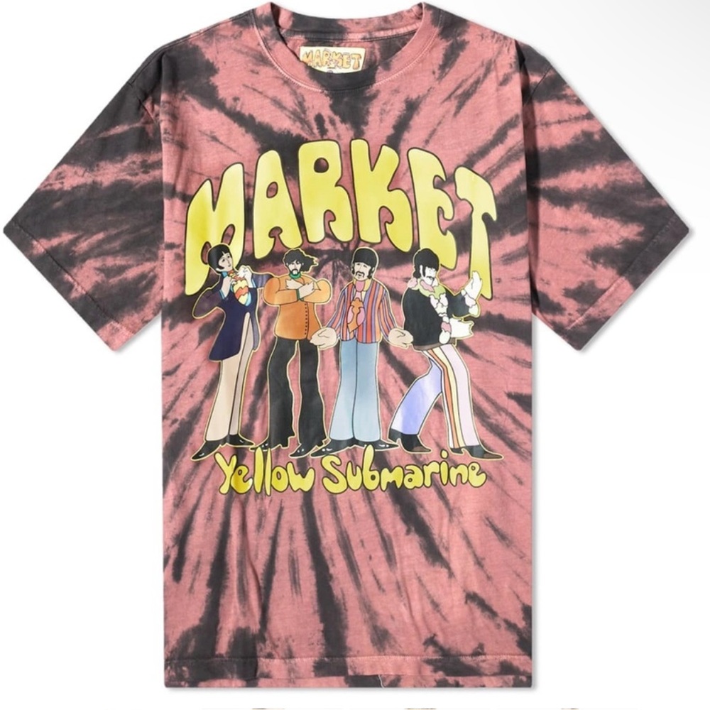 MARKET x Beatles Yellow Submarine Tie Dye Pose T-Shirt